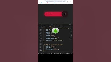 🔍 Animated Search Bar UI Using HTML & CSS | Clean Design #webdevelopment  #shorts