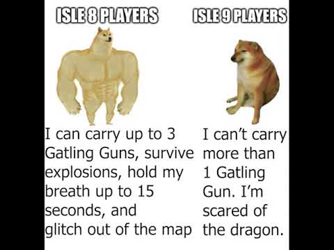 ROBLOX ISLE 8 PLAYERS VS 9 MEME