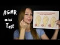 ASMR mini Test / Как вы сжимаете кулак расскажет много о вашей личности / Асмр быстрый тест
