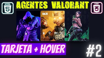 Como Hacer Cards - Tarjeta con efecto hover | HTML5 - CSS3 | Visualizacion en Tiempo Real 💻🖥✅ #2