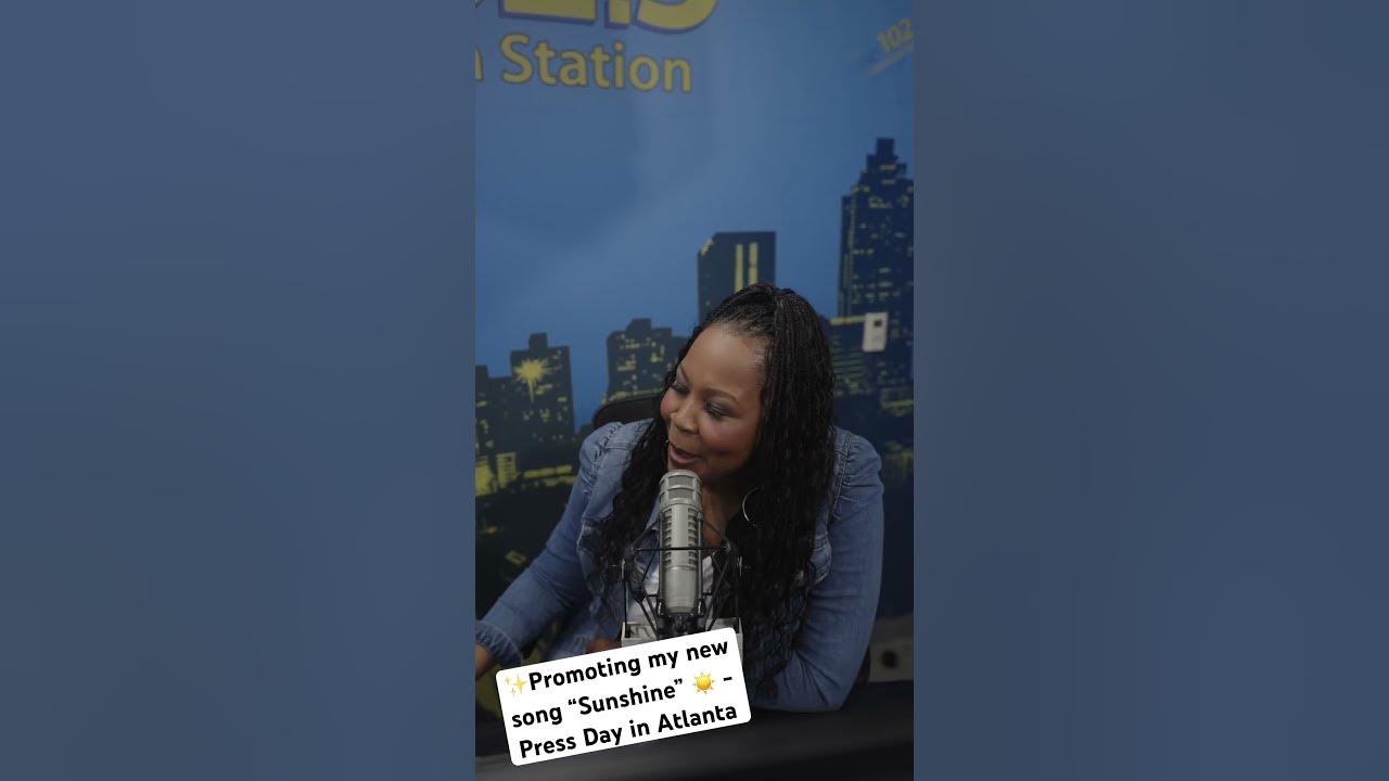 Nia Allen - Press Day in Atlanta - Promoting her new song “Sunshine” ☀️ #Inspirational #Music