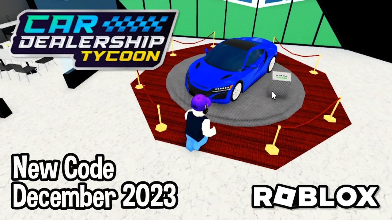 Dealership Simulator Codes - Roblox - December 2023 