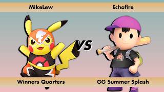 GG Summer Splash - MikeLew (Pikachu) vs Echofire (Ness) - Winners Quarters