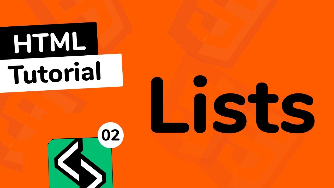 HTML Tutorial For Beginners: Lists - YouTube