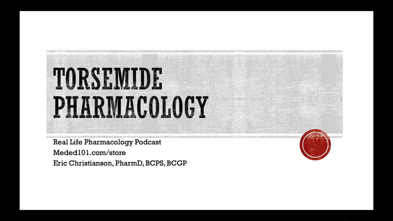 Torsemide Demadex Pharmacology