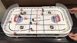 Stiga table top rod hockey Stanley Cup finals day #1.