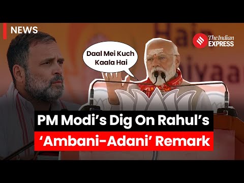 PM Modi Challenges Rahul Gandhi Over Ambani-Adani’ Jibe In Telangana Rally @indianexpress