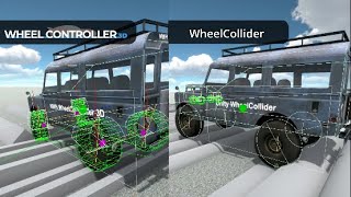 Unity Wheel Collider vs Wheel Controller 3D screenshot 2