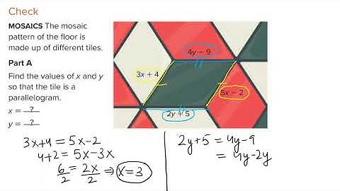 Grade 9E and Grade 10 ADV-Lesson 2.3 TESTS FOR PARALLELOGRAM