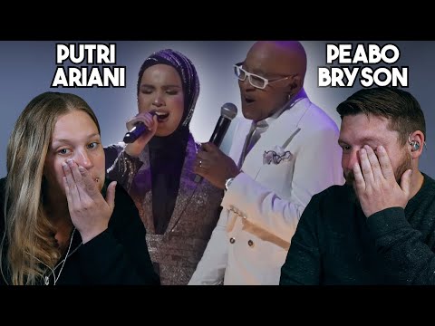 Putri Ariani &amp; Peabo Bryson Ft David Foster - Beauty and the Beast Reaction