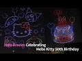 Hello Kitty 50th Birthday Spectacular: DAMODA’s Whimsical Drone Light Show Takes Flight!