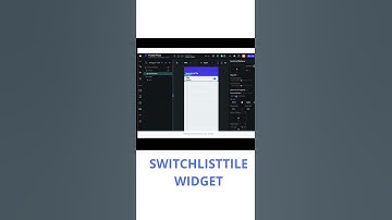 FLUTTERFLOW SWITCHLISTTILE WIDGET #flutterflow #videotutorial #flutter #shorts #switchlisttile