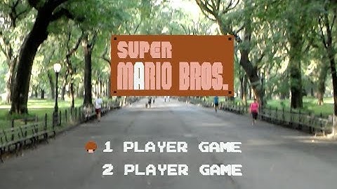 Super Mario Bros Recreated as Life Size Augmented Reality Game