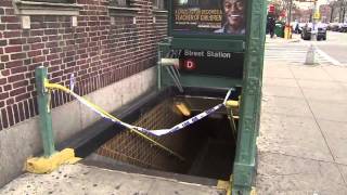 Video released of possible suspect in subway shove