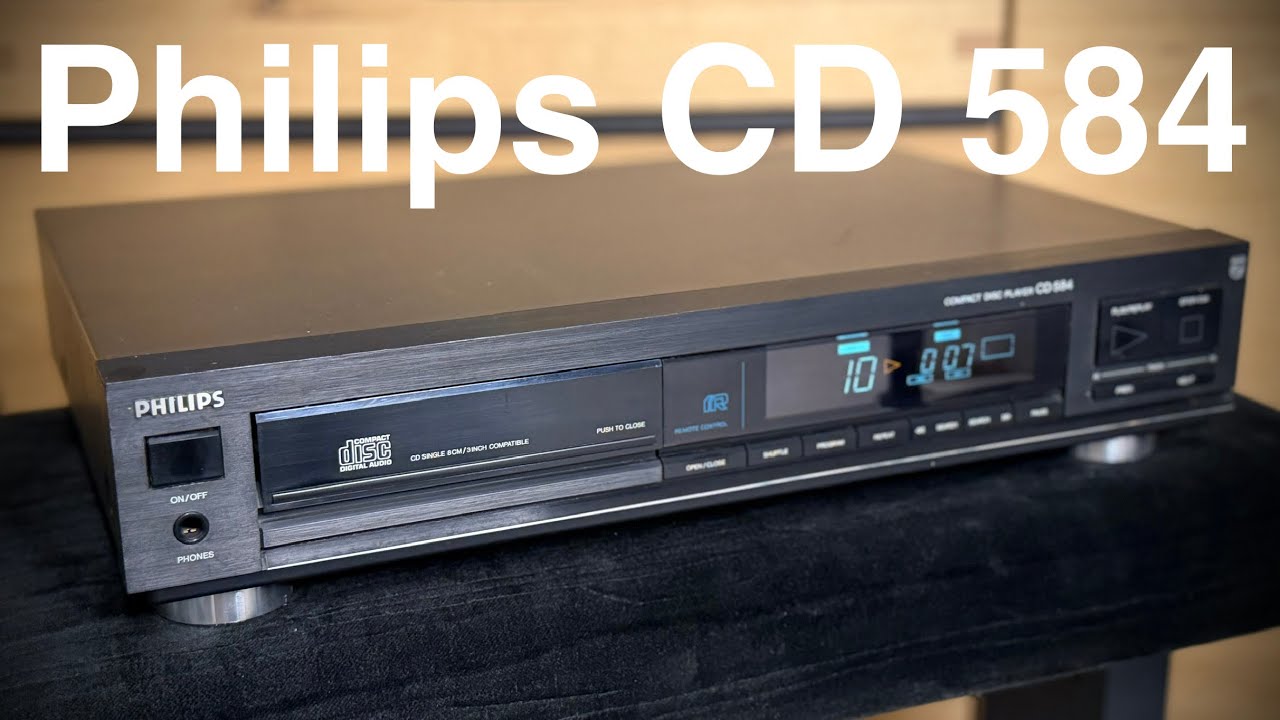 Philips CD 584 TDA1541a CD Player Demo