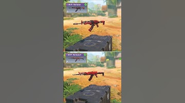 New vs Old AK-47 Red Action in CODM🗿