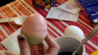 Coloring Easter Eggs