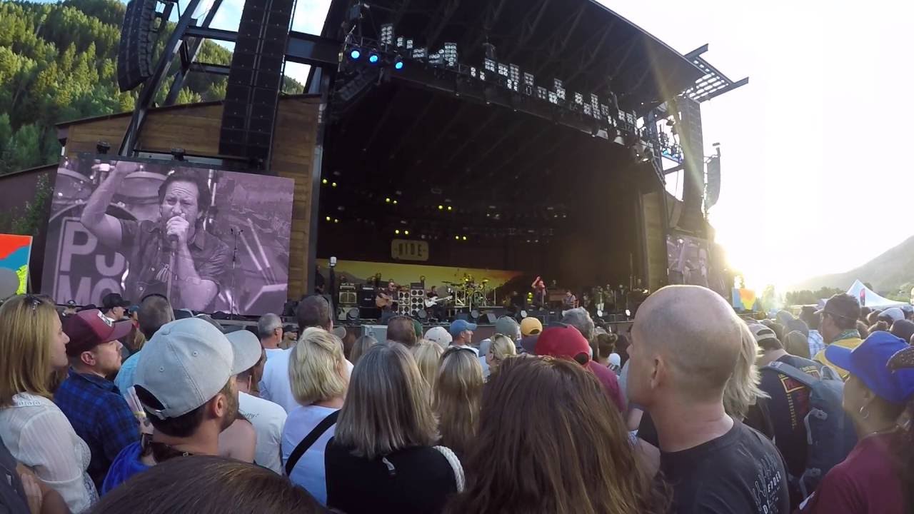 FRONT ROW AT PEARL JAM CONCERT // The Ride Festival 2016 YouTube