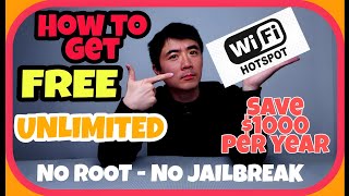 How to get Free Unlimited Wifi Hotspot from your mobile data plan save $1000s per year Netshare app screenshot 4