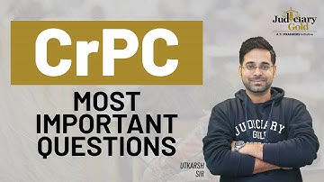 Important Code of Criminal Procedure Questions for Judiciary Preparation by Judiciary Gold