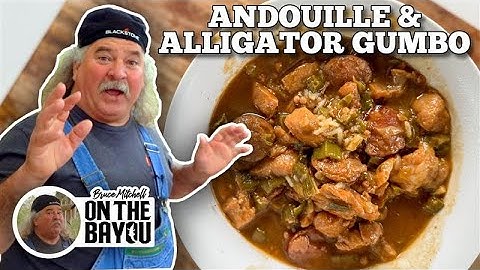 Andouille & Alligator Gumbo with Bruce Mitchell on the Blackstone Griddle