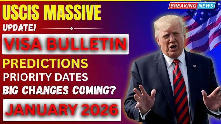 URGENT! January 2026 Visa Bulletin Predictions — Major USCIS Announcement for Immigrants