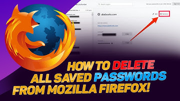 How to Delete ALL Saved Passwords from Mozilla Firefox