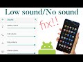 how to fix sound problem on android || low sound problem in mobile solve!