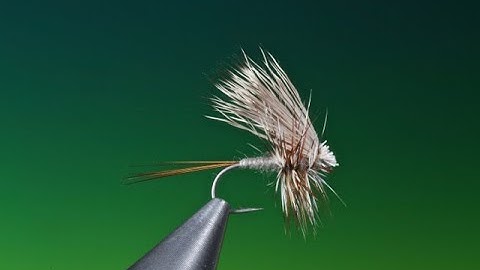 Fly Tying the Adams hair wing mayfly dun with Barry Ord Clarke