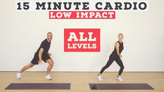 Fun 15 minute low impact no equipment cardio/resistance home workout