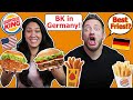 American Wife Tries GERMAN BURGER KING!! (Better than McDonald's?)