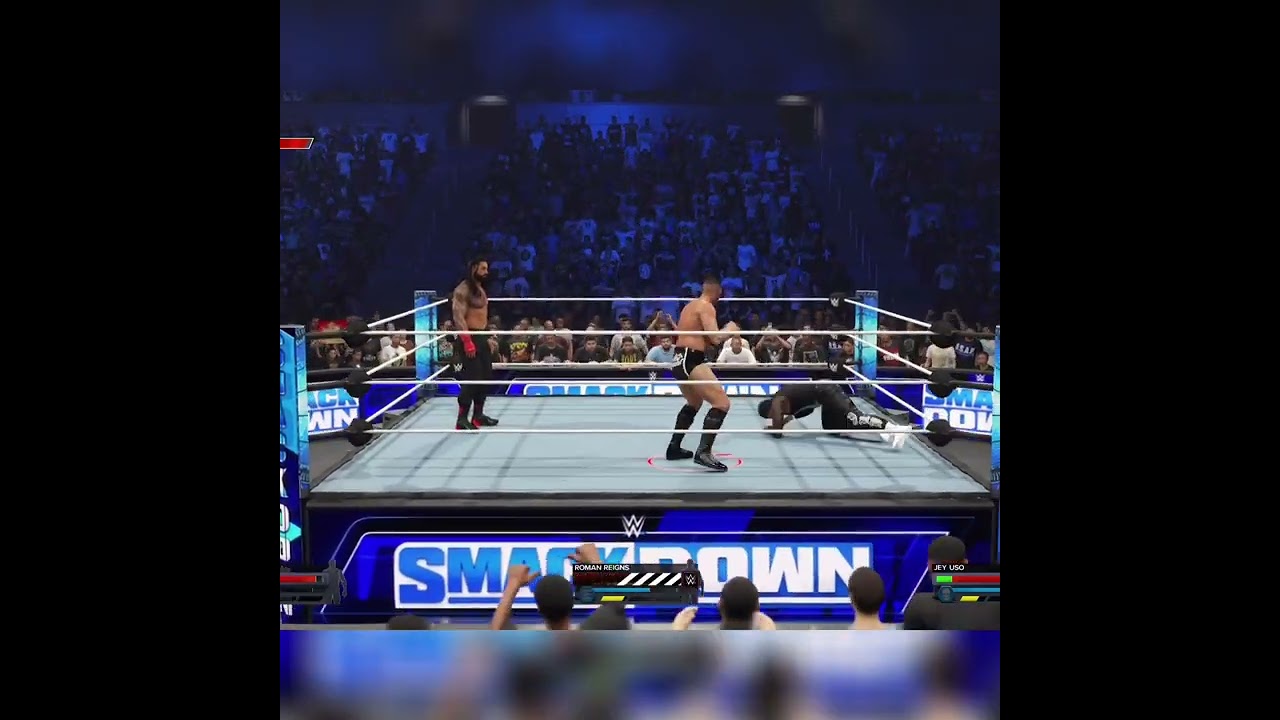 WWE 048 9 OF 10 Gunther Dominates: Brutal Beatdown in Intense Wrestling Match!