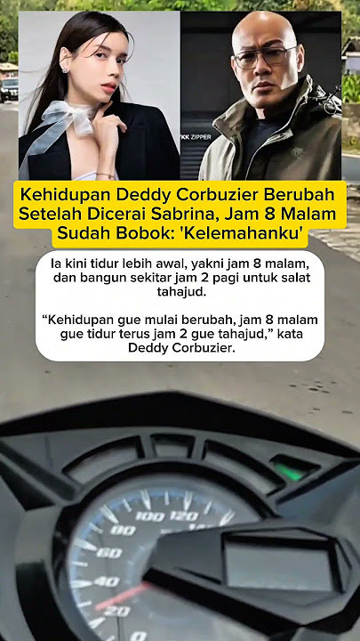 Kehidupan Deddy Corbuzier Berubah Setelah Dicerai Sabrina, Jam 8 Malam Sudah Bobok: 'Kelemahanku'