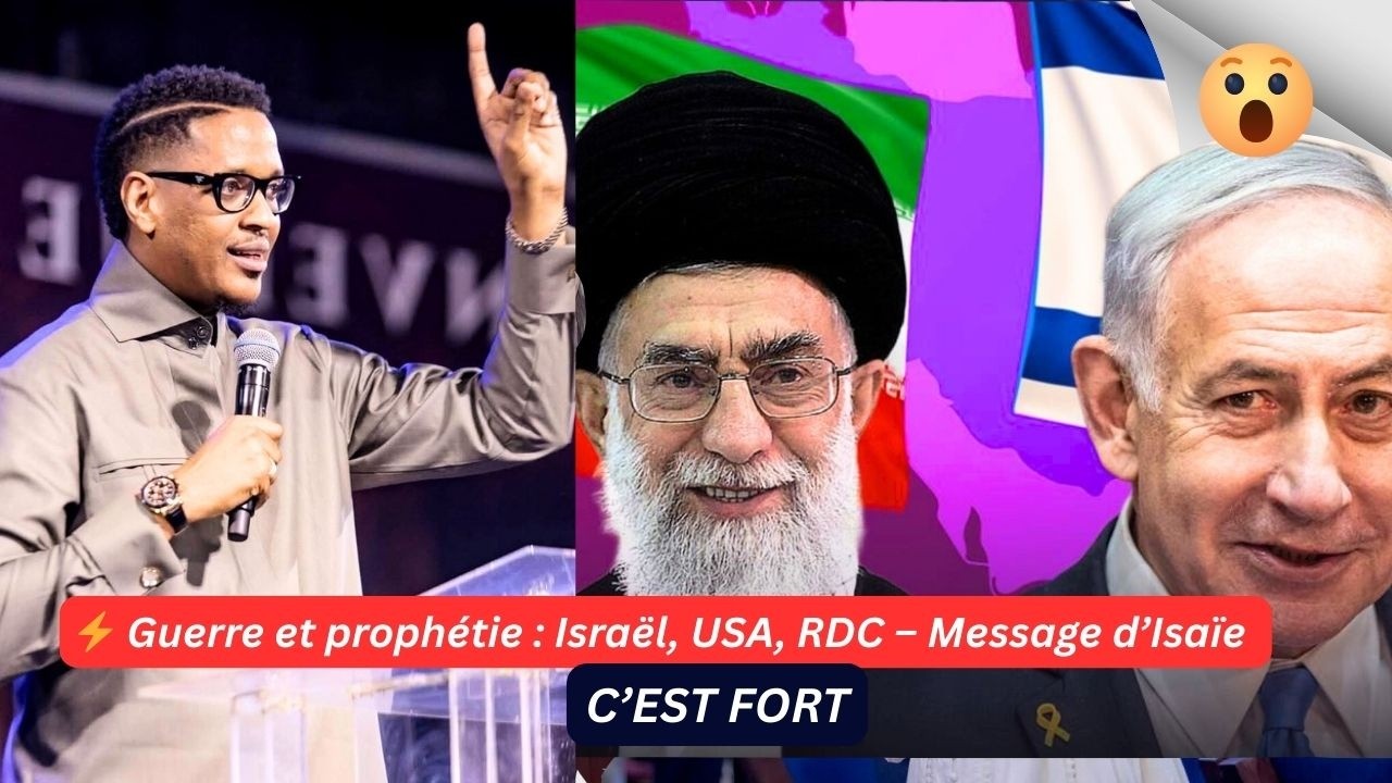 💥HUM😲Prophétie d’Isaïe révélée par le Pr Joel Francis Tatu  : Israël, USA et RDC au cœur des temps