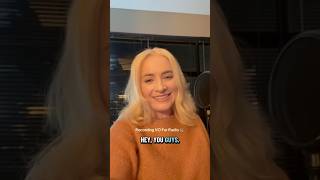 Recording VO from my home studio for radio — introducing my own music! 💥🎹