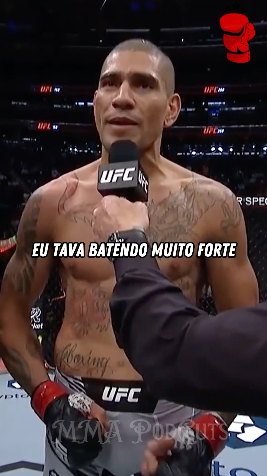 ALEX POATAN ANALISA SUA ESTREIA NO UFC #mma #luta #boxe #ufc #shortsfeed #brasil #foryou