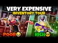 Tour of very expensive bgmi inventorymythical outfits and gun skins  mew2