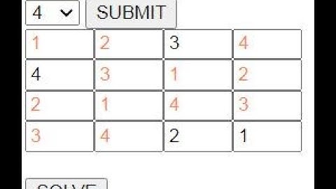 SUDOKU SOLVER USING JAVASCRIPT  | GUI | PART-1