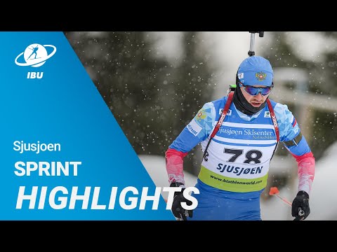 IBU Cup 21/22 Sjusjoen Men Sprint Highlights