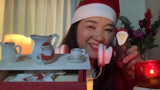 SUB字幕【ASMR】Tapping Christmas Decorations