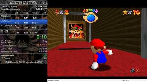 [PWR] SM64 Randomizer - 120 Star Non-Stop Set Seed 2:01:02