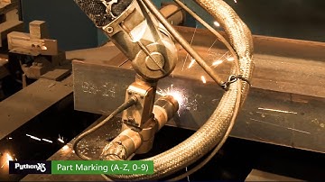 Part Marking A Z, 0 9) - PythonX Beam Line Video