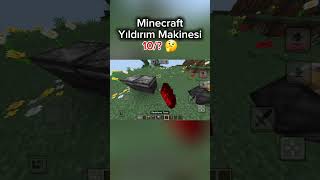 MİNECRAFT YILDIRIM MAKİNESİ! ⚡ Kimse Güvende Değil 😂 #minecraft