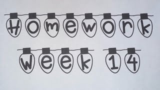 Week 14 Homework