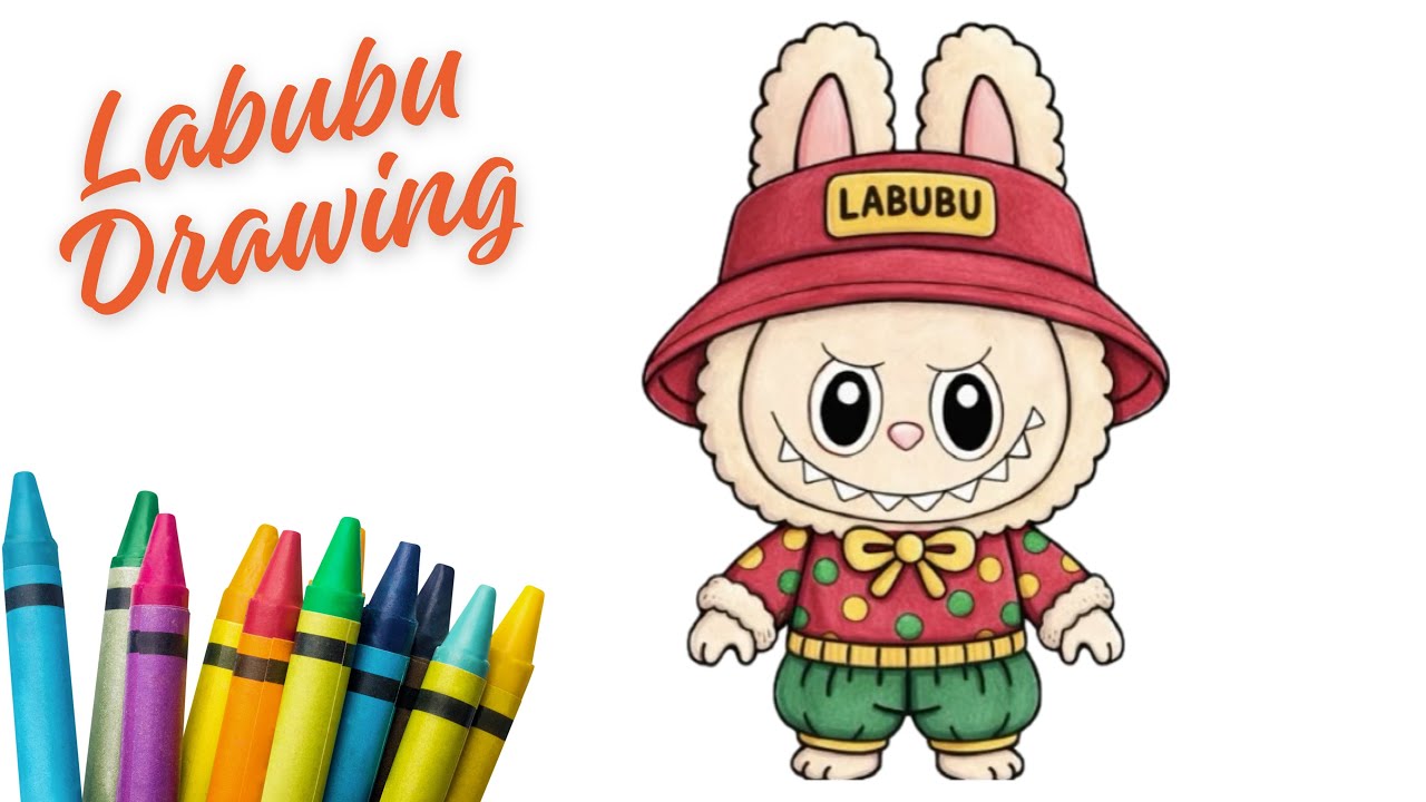 Labu Draw How to draw Labubu #labubu #labubuviral #easydrawing - YouTube