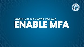 Enable MFA