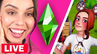 Playing the Disney Dreamlight Valley update &amp; The Sims 4!