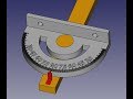 FreeCad Угловой толкатель