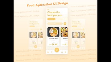 Food App ui Design part1