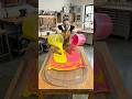 Vibrant Neon Marbled Resin Table ✨